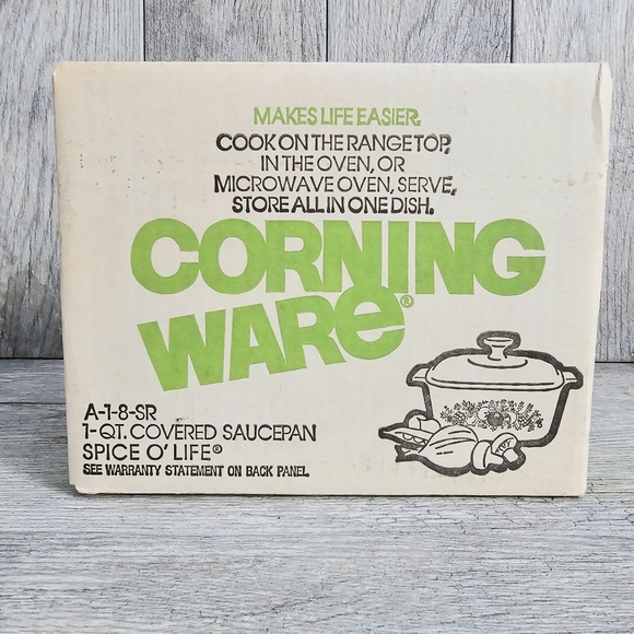 Corningware Spice O' Life 1-Quart Covered Saucepan  - NIB - Picture 7 of 9